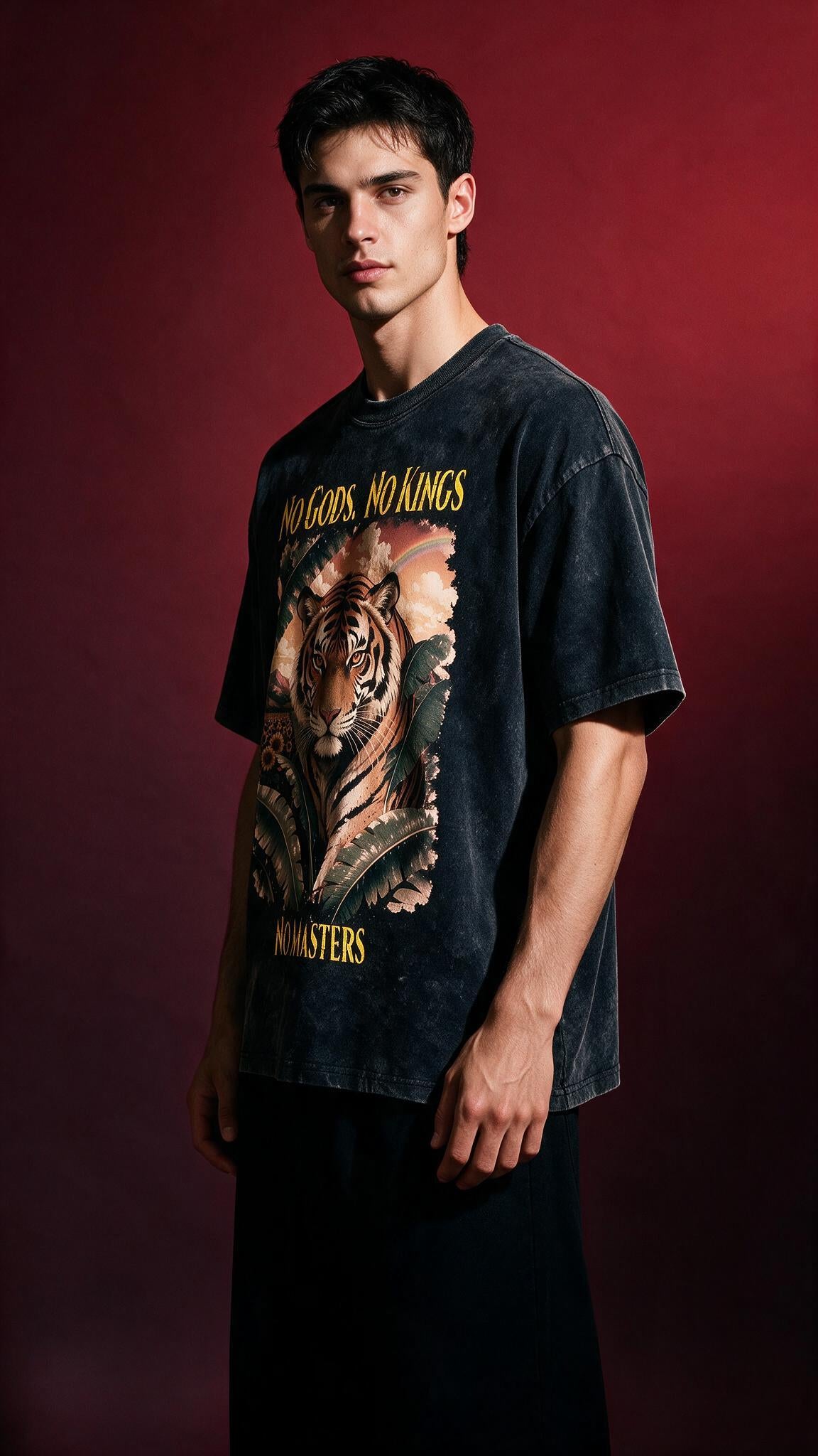 No Gods. No Kings. No Masters- Oversized Tshirt